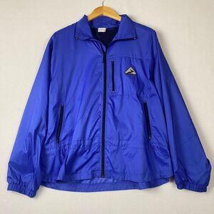 Brooks Running Jacket Women’s Size LARGE Jogging Royal Blue Vintage